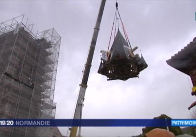 Le clocher de Saint-Pierre d’Autils sur France 3 Normandie