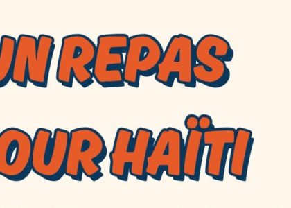 Un repas pour Haïti