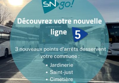 Découvrez votre nouvelle ligne de bus à Saint-Just !